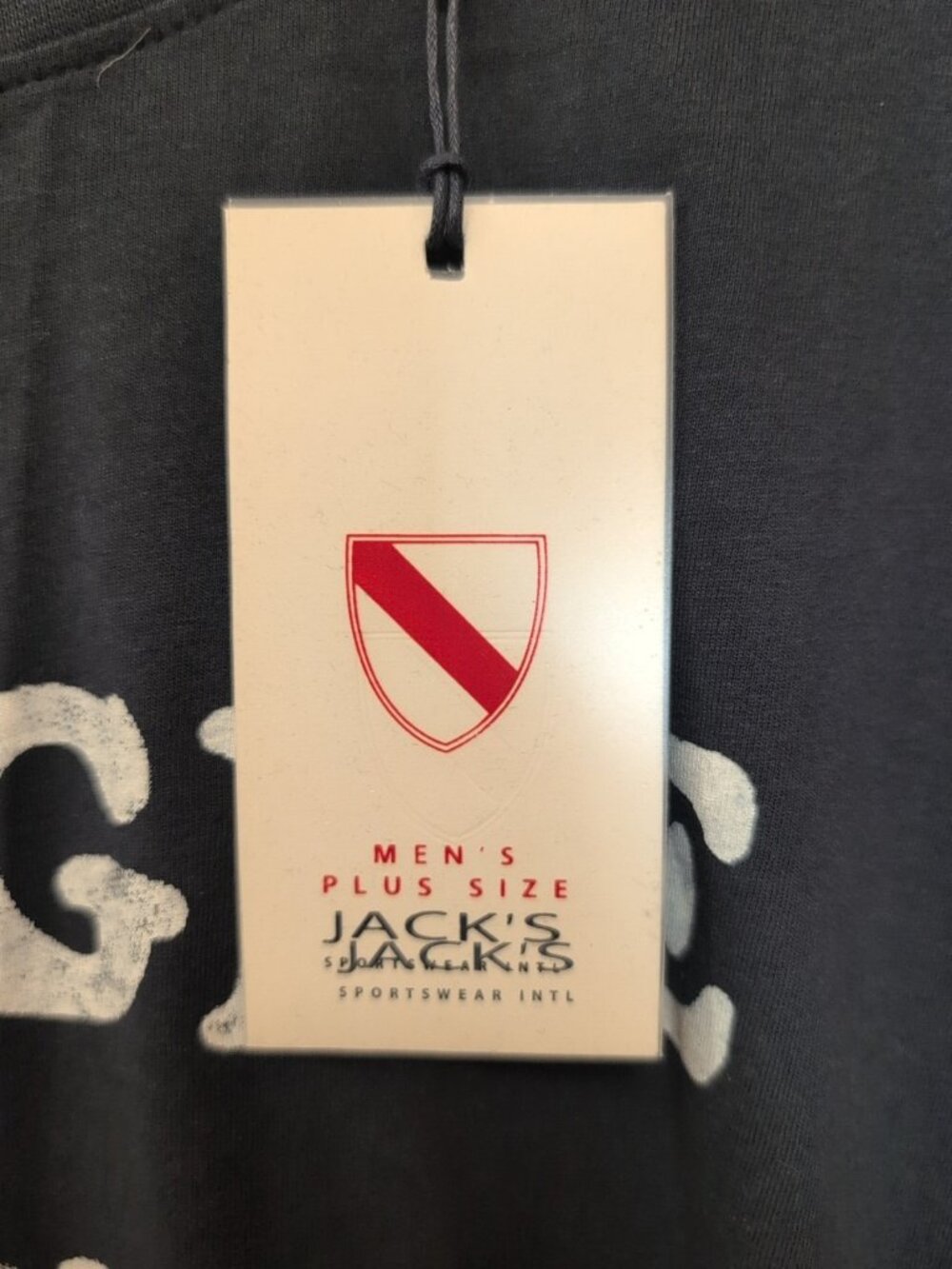 Jacks Sportswear INTL Shirt Mens 3XL Navy Short Sleeve Graphic Tee Christmas NWT - Picture 3 of 11